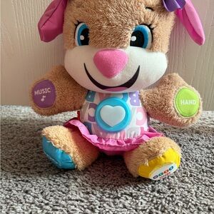 Interactive Plush Learning Toy - Pink and Blue